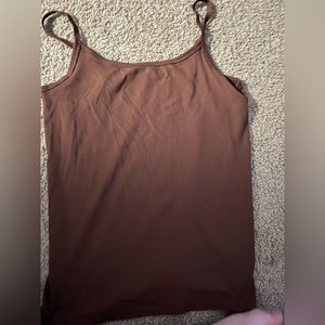 Brown tank top